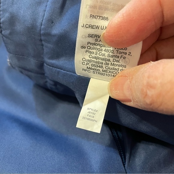 J.Crew Mercantile Navy Pint and Grey Plaid Ruffle Front Wool Blend Mini Skirt 10 - Picture 8 of 10